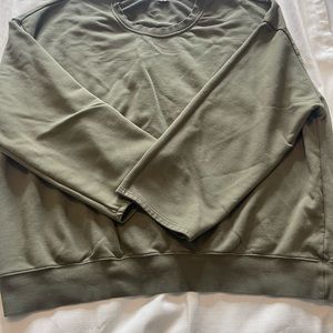 Good American sweatshirt green sz 5